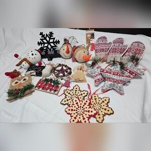 Christmas Ornament Set - Primitive Inspired